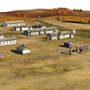 Náhled 3D vizualizace virtuálního tábora Gulagu