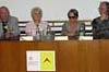 Mezinárodní konference „Bezpečnostní aparát, propaganda a Pražské jaro”- Miroslav Kusý, Libuše Šilhánová, Agnieszka Hollandová a Jaroslav Suk Mezinárodní konference „Bezpečnostní aparát, propaganda a Pražské jaro” - Miroslav Kusý, Libuše Šilhánová, Agnieszka Hollandová a Jaroslav Suk