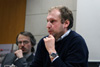 Filmový seminář Zapomenuté transporty, 20. 3. 2008 - moderátor Petr Kopal a režisér Lukáš Přibyl Filmový seminář Zapomenuté transporty, 20. 3. 2008 - moderátor Petr Kopal a režisér Lukáš Přibyl