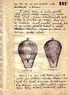 Nákres výzvědných balonů typu Card z archivů Stb Nákres výzvědných balonů typu Card z archivů Stb