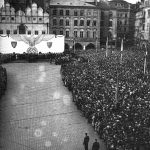 Manifestace na Staroměstském náměstí v Praze 2. června 1942