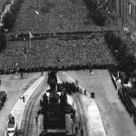 Manifestace na Václavském náměstí v Praze 3. července 1942