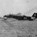 Havarované německé dopravní letadlo Junkers Ju 52