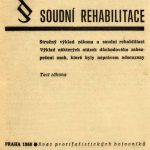 Obálka příručky popisující výklad zákona o soudní rehabilitaci č. 82/1968 Sb.