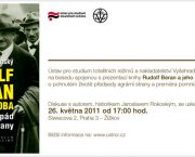 Pozvánka na prezentaci knihy „Rudolf Beran a jeho doba“