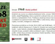 Pozvánka na prezentaci knihy „Invaze 1968. Ruský pohled“