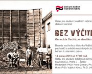 Pozvánka na besedu nad knihou Bez výčitek