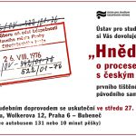 Pozvánka na prezentaci „Hnědé knihy“ o procesech s českým undergroundem (Praha, 27.02.2013)