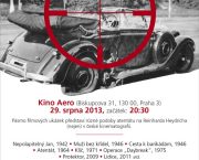 Pozvánka na filmovou přehlídku Proměny atentátu na Heydricha v Kině Aero