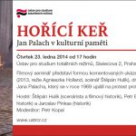 Pozvánka na filmový seminář Hořící keř. Jan Palach v kulturní paměti (Praha, ÚSTR, 23.01.2012, 17.00)