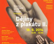 Pozvánka na workshop pro pedagogy Dějiny plakátu II
