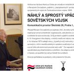 Pozvánka na diskuzi s Revazem Cincadzem Náhlý a sprostý vpád sovětských vojsk (Komunikační prostor Školská 28, Praha 1, 21. srpna 2014, 18.00)