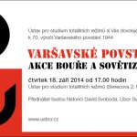 Pozvánka na seminář Varšavské povstání 1944: Akce Bouře a sovětizace Polska (Praha, ÚSTR, 18.09.2014 od 17 hodin)