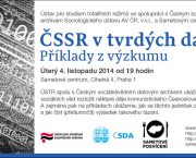 Seminář ČSSR v tvrdých datech?