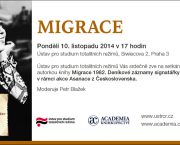 Prezentace knihy Migrace 1982