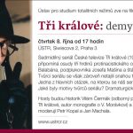 Pozvánka na filmový seminář Tři králové: demytizace hrdinů? (Praha, ÚSTR, 08.10.2015 od 17.00)