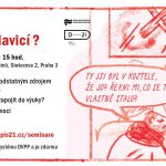 Pozvánka na seminář pro učitele Komiks pod lavicí? (Praha, ÚSTR 13. 05.2016)