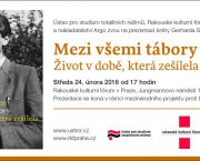 Prezentace knihy Mezi všemi tábory