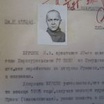 Ivan Bursík krátce po zatčení NKVD Sverdlovské oblasti v lednu 1938 (Zdroj: Státní archiv Sverdlovské oblasti)