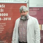 Místostarosta Prahy 4 pro kulturu a majetek Michal Hroza na zahájení expozice