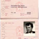 Miloslav Kroča navenek vystupoval jako diplomatický kurýr. Foto: ABS, personální spis M. Kroči