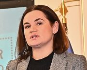 OHLÉDNUTÍ: Svjatlana Cichanouská o boji Běloruska za svobodu