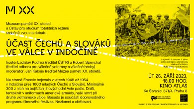 Přijďte debatovat na téma Účast Čechů a Slováků ve válce v Indočíně
