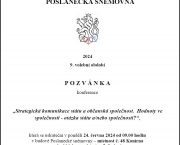 24. 6. / Strategická komunikace státu a občanská společnost (konference)