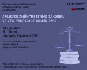 20. 10. / Propagace komunismu je trestný čin (debata)