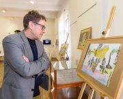 V Terezíně jsme zahájili výstavu výtvarníka Zvi Tolkovského