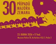 23. 4. / 30 případů majora Zemana (přednáška)