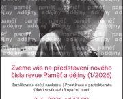 2. 6. / Nové číslo Paměť a dějiny (prezentace)