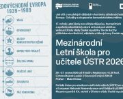 26.-27. 8. / Letní škola pro učitele (přednášky, workshopy)
