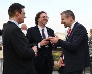 Vedení ÚSTR na slavnostním setkání s maďarským velvyslancem