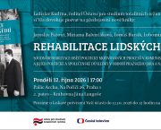 12. 10. / Rehabilitace lidských tragédií (prezentace knihy)